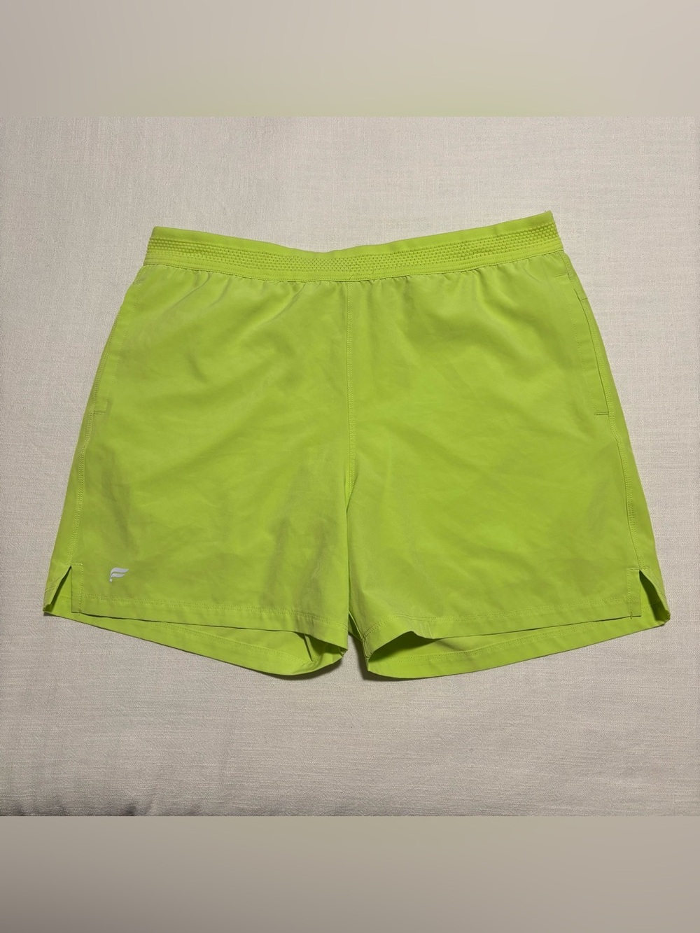 Men’s Fabletics 5” The Fundamental Short Lined | Neon Green | Large | SO2251181
